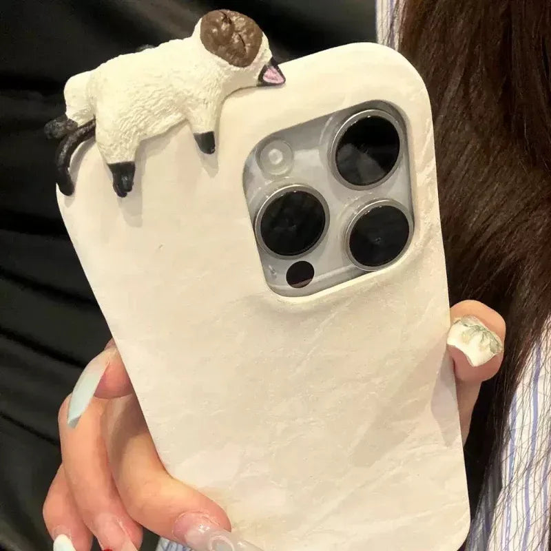 Three-dimensional Cat Drop-resistant iPhone Case - Viexta