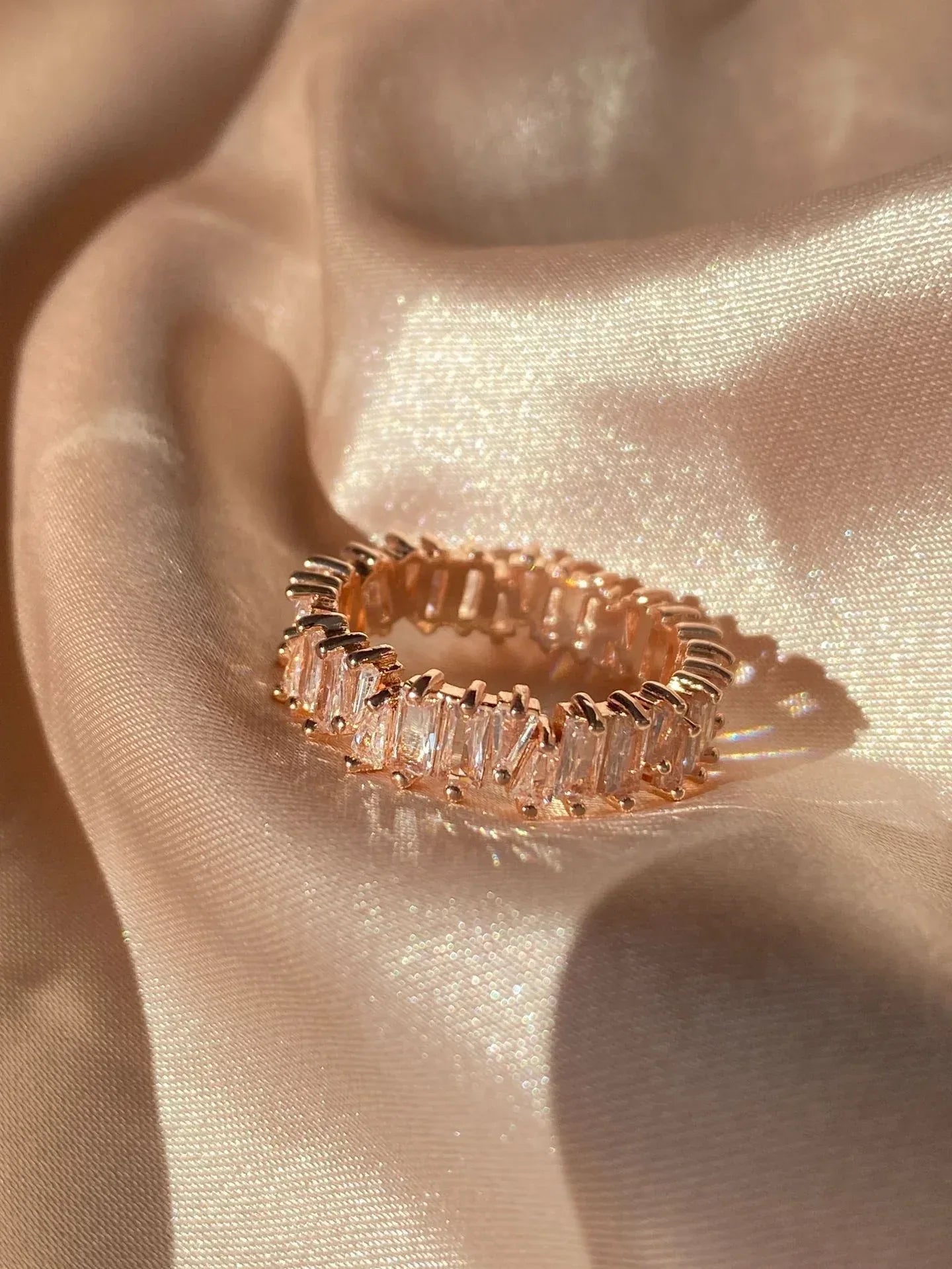 Zircon Ladder Square Ring - Viexta