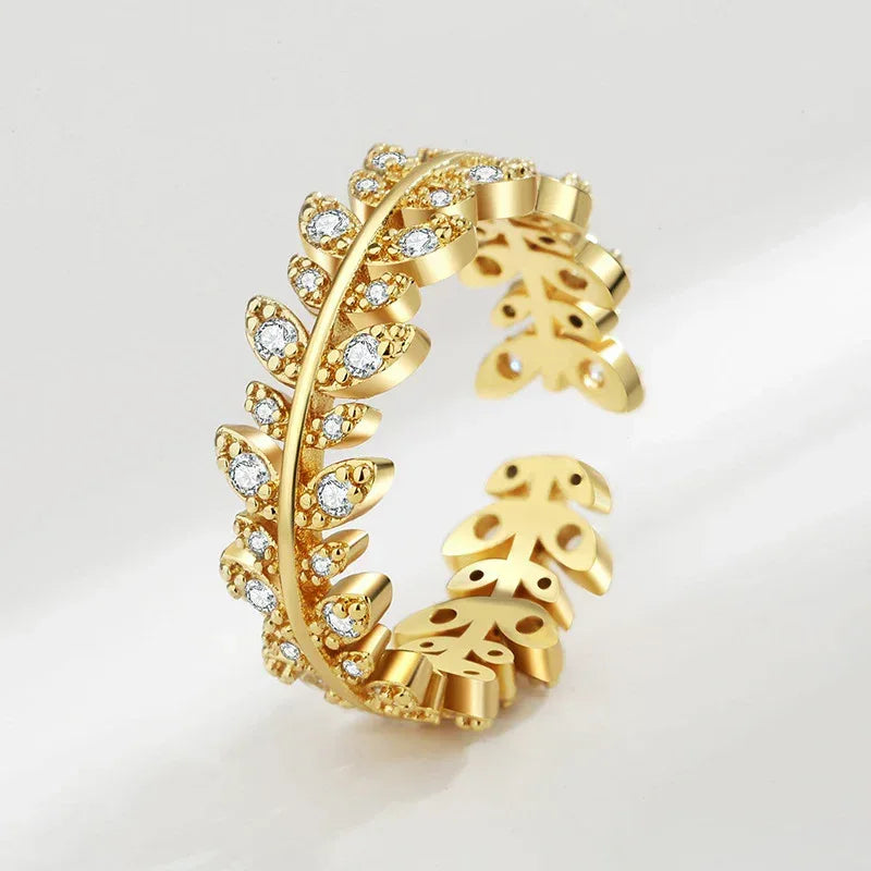Crystal Studded Finger-rings - Viexta