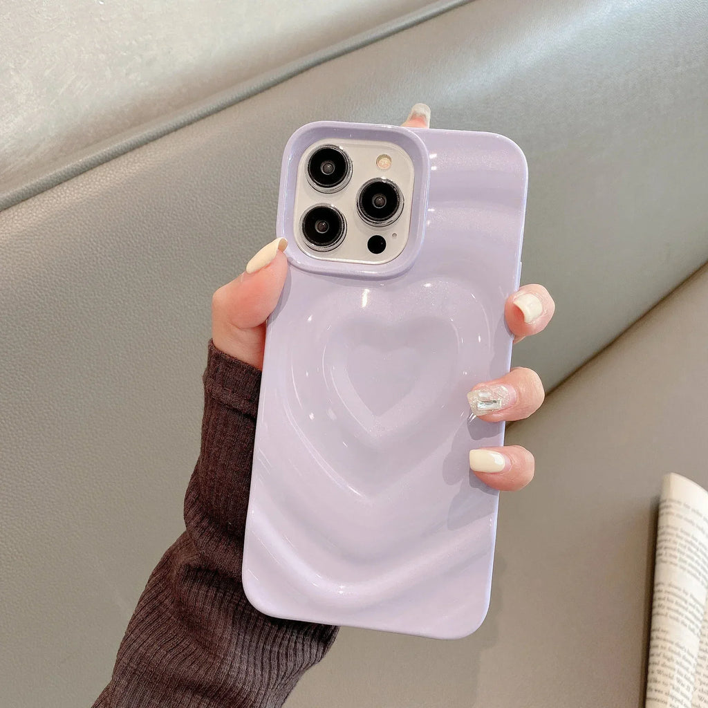 Love Wave Pleated iPhone Cover - Viexta