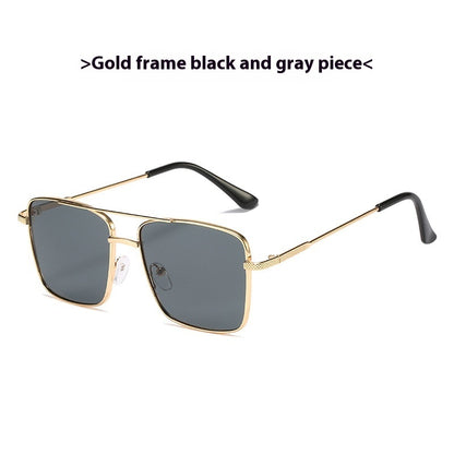 Metal Frame Sunglasses Retro Lens