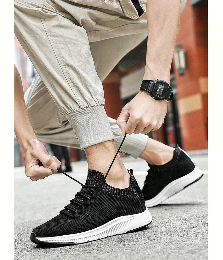 Breathable Casual Hidden Heel Sneaker - Viexta