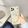 Small Yellow Flower Chain iPhone Case - Viexta