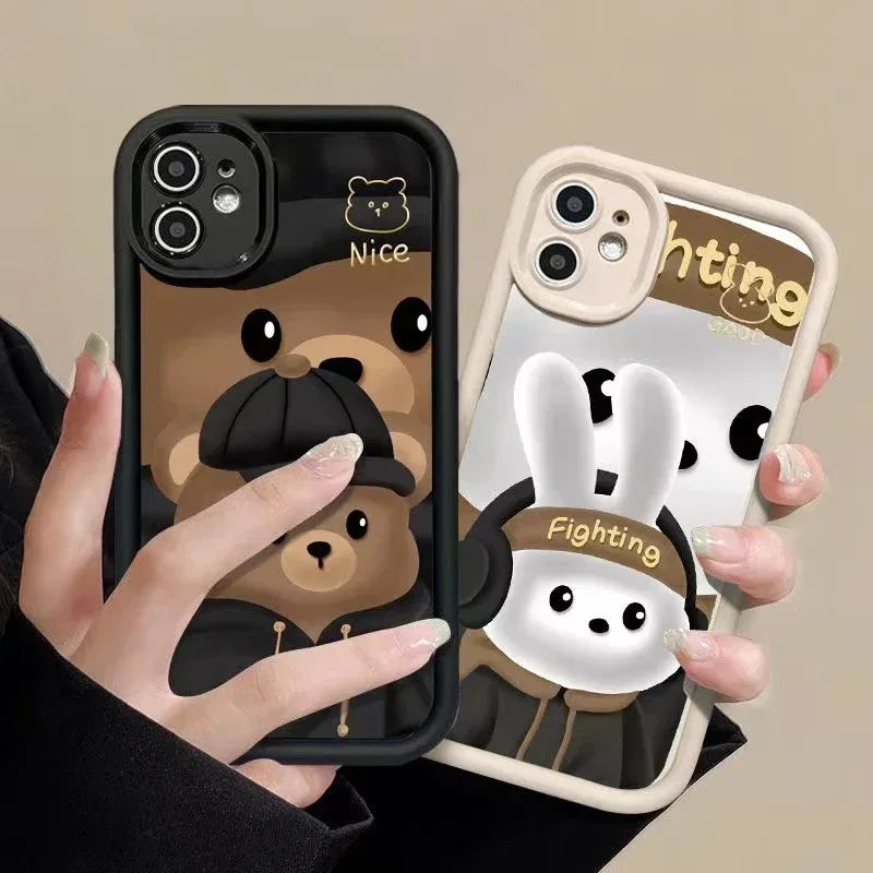 Cool Cute Bear iPhone Case - Viexta