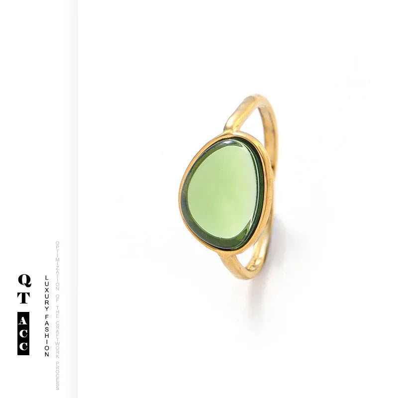 American Retro Stainless Steel Luxe Ring - Viexta