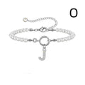 6mm Pearl Bracelet Buckle Letter - Viexta