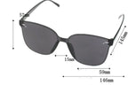 Large Framed Black Sunglasses - Viexta