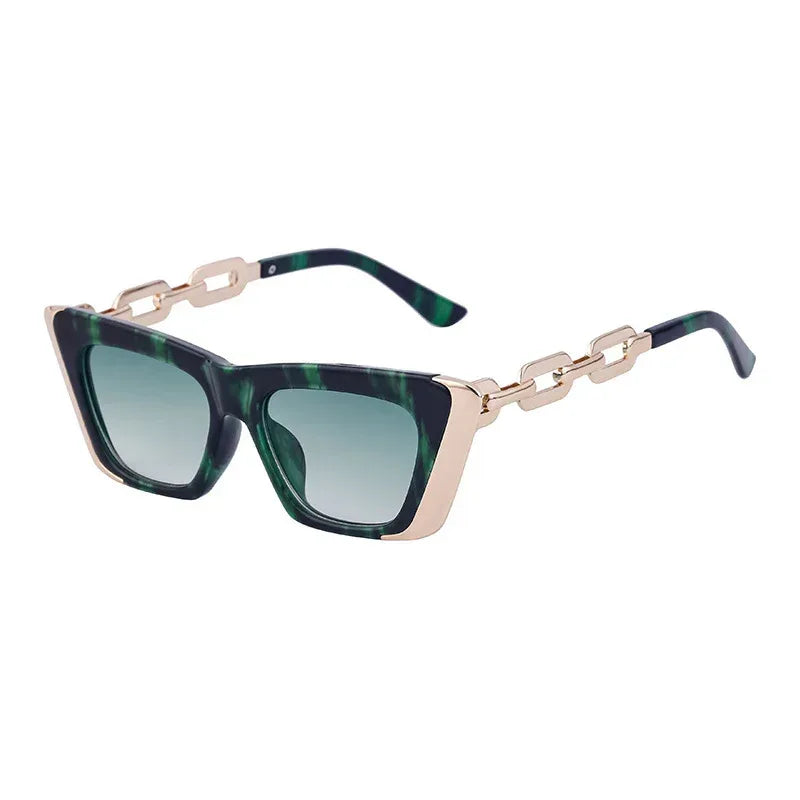 chain-small-frame-sunglasses - Viexta