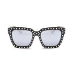 American Trendy Large Frame Rhinestone Sunglasses - Viexta