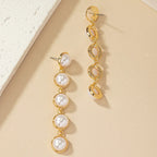 Pearl Long Versatile Elegant Tassel Earrings - Viexta