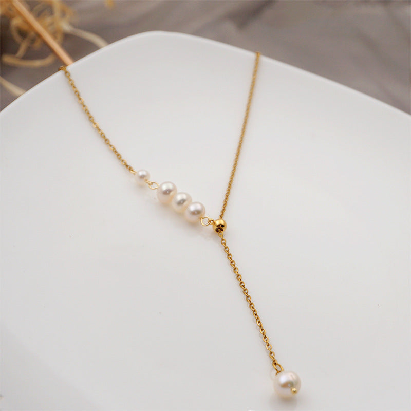 Fresh Water Pearl Grace Clavicle Chain