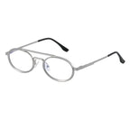 Retro-style Oval-frame Steampunk Sunglasses - Viexta
