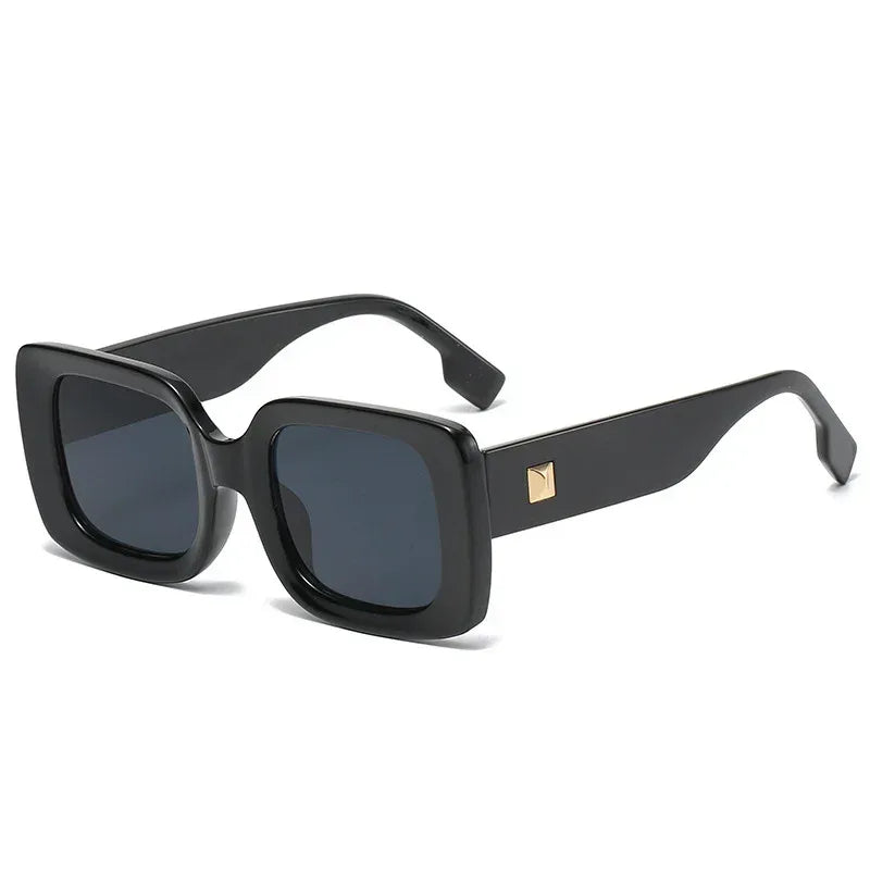 New Retro Square Large Frame Sunglasses - Viexta
