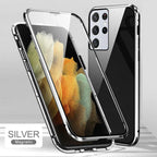 s23ultra-double-sided-glass-magnetic-king-phone-case - Viexta