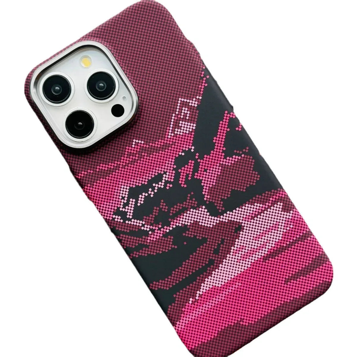 Magnetic Carbon Fiber Kevlar Texture iPhone Case - Viexta