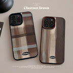 Mid-century iPhone Case Leather Finish