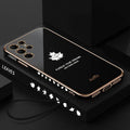 Straight Edge Electroplating Samsung Maple Leaf Case - Viexta