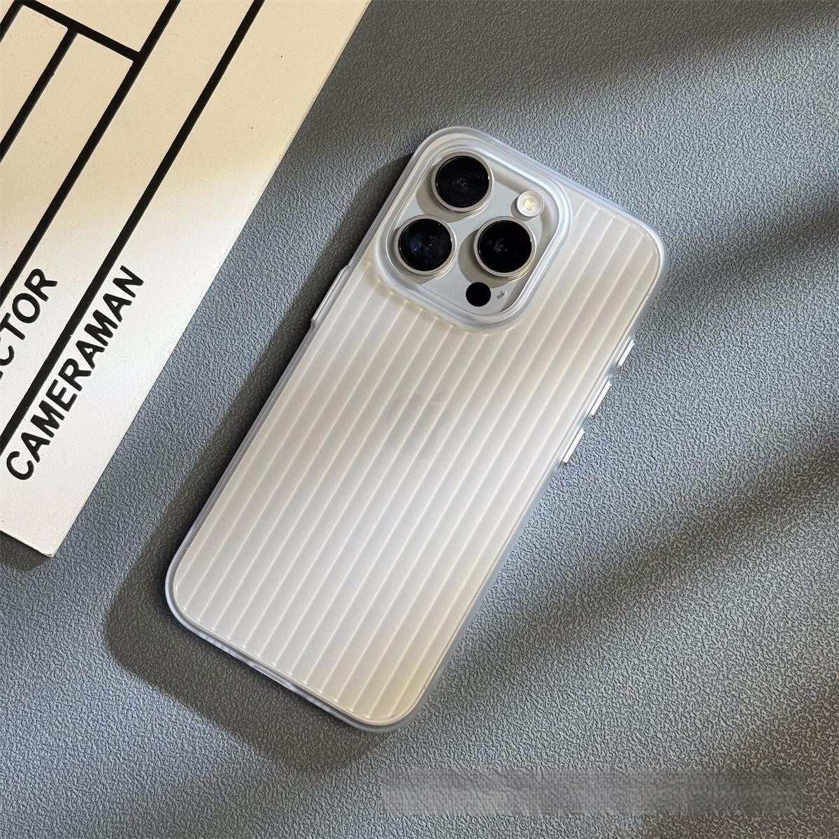 Corrugated Matte Frosted iPhone Case