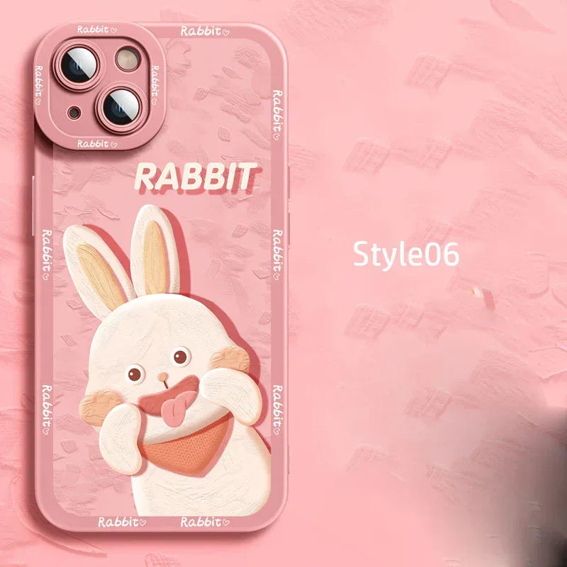 Silicone Cartoon iPhone Case - Viexta