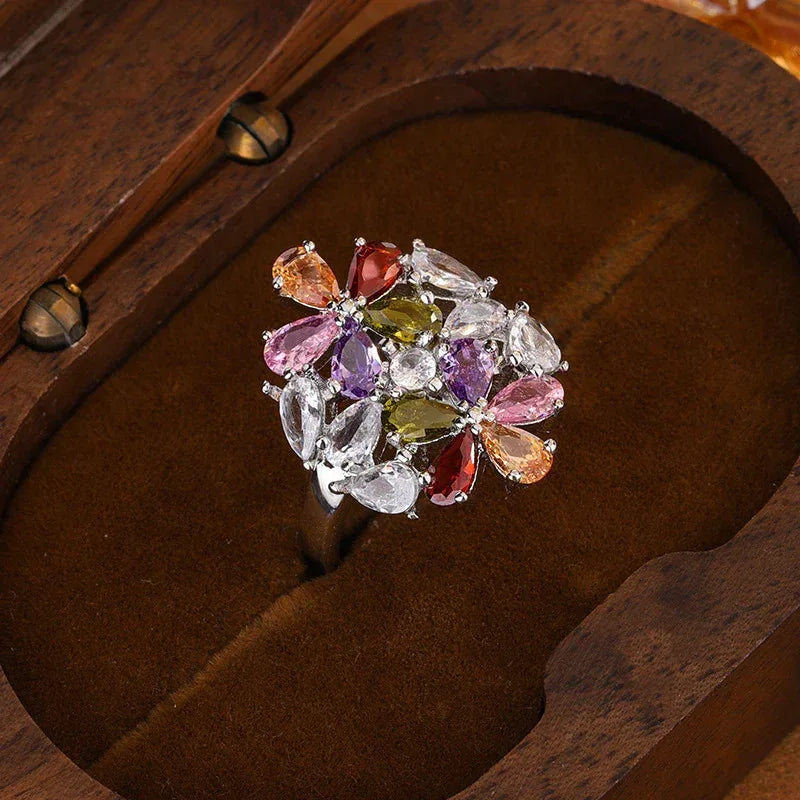 Colorful Zircon Ring - Viexta