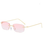 Fashion Rimless Cut-edge Sunglasses - Viexta