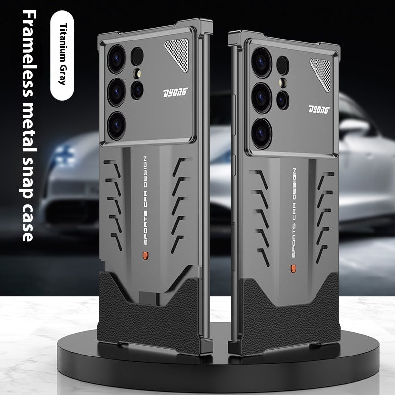 Automatic Fastener Aluminum Alloy Samsung Phone Case