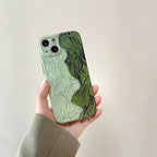 Pleated Green Stitching iPhone Case - Viexta