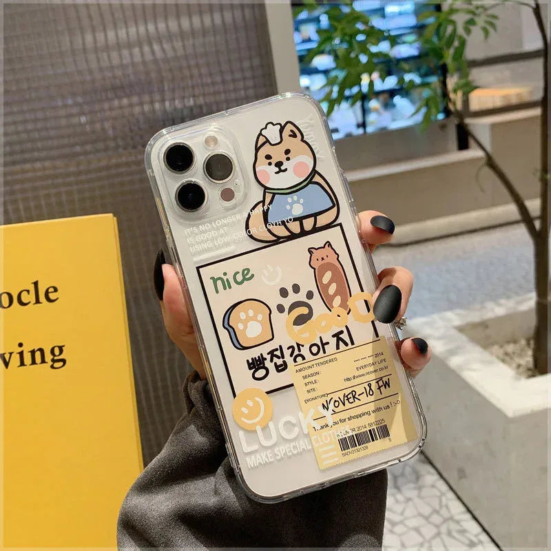Baked Dog Airbag Silicone iPhone Case - Viexta