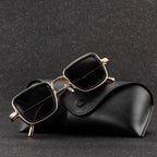 Retro Fat Edge Square Trendy Sunglasses - Viexta