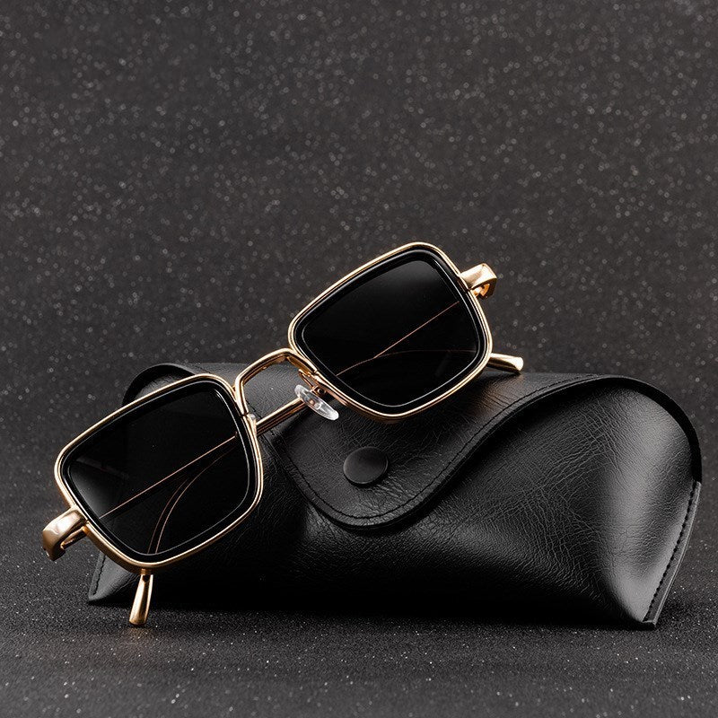 Retro Fat Edge Square Trendy Sunglasses