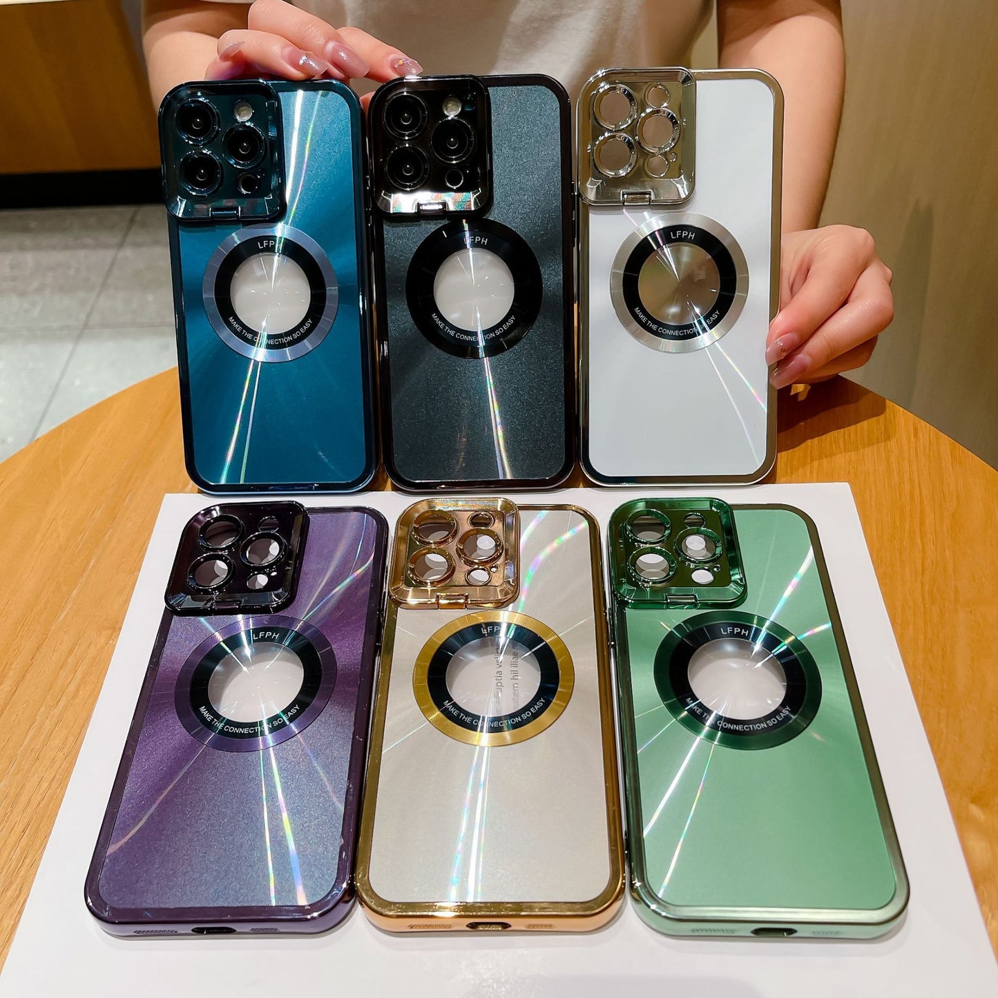 Electroplated Phone Case Luxury CD Pattern for IPHONE