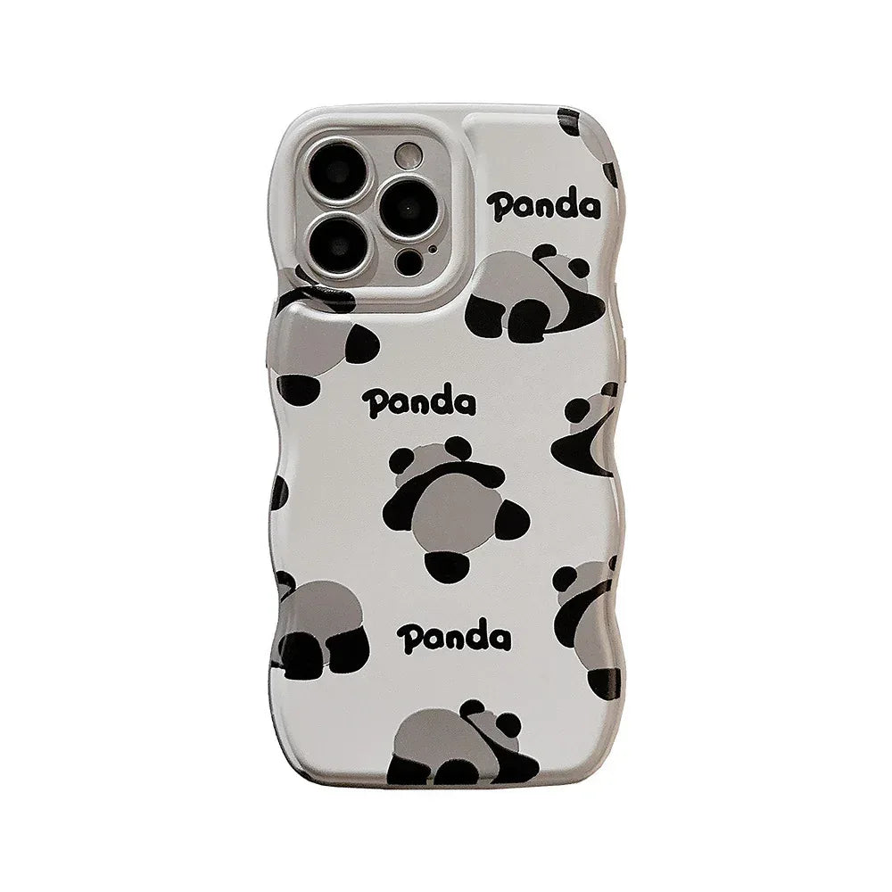 Full Screen Cute Panda Iphone Case - Viexta