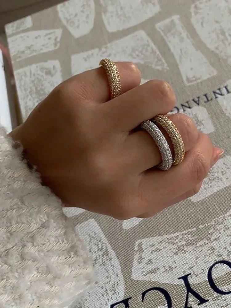 Diamond Round Ring - Viexta