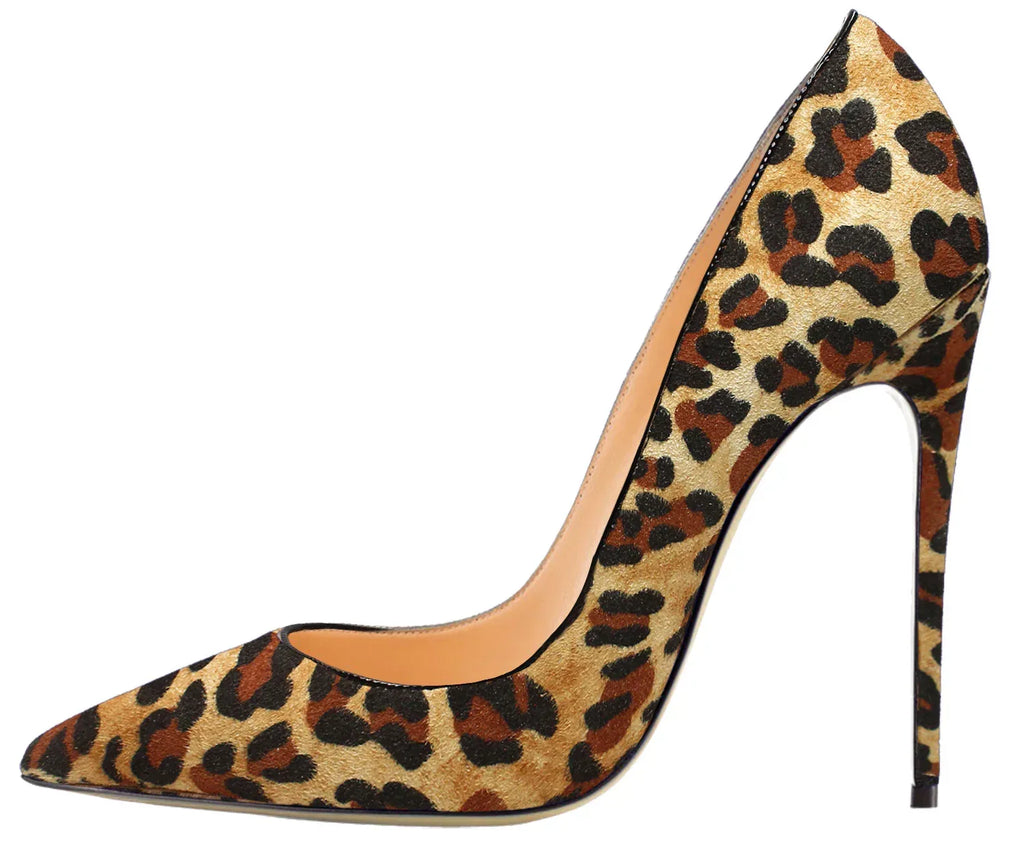 Texture Pointed High Heel - Viexta