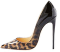 Texture Pointed High Heel - Viexta