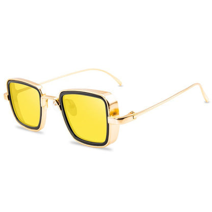 Retro Fat Edge Square Trendy Sunglasses