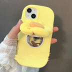 makeup-mirror-lemon-yellow-plush-iphone-case - Viexta