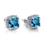 Korean-style Zircon Stud Earrings - Viexta