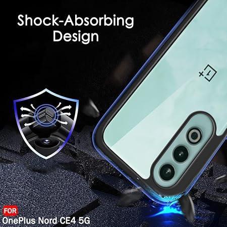 Hybrid Shockproof Tough Armor Back Cover Case for OnePlus Nord CE 4 5G - Viexta