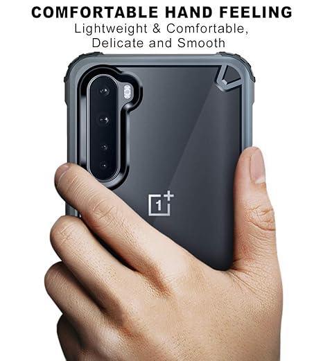 Transparent Hybrid Hard PC Back TPU Case for OnePlus Nord/One Plus Nord - Viexta