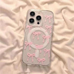 Versatile Bow Print Cartoon iPhone Case - Viexta