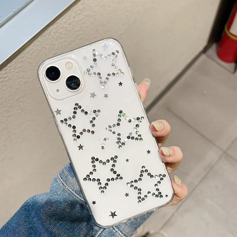 Rhinestone Black XINGX iPhone Case - Viexta
