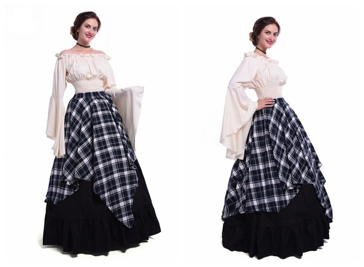 American Medieval Long Sleeve Gown