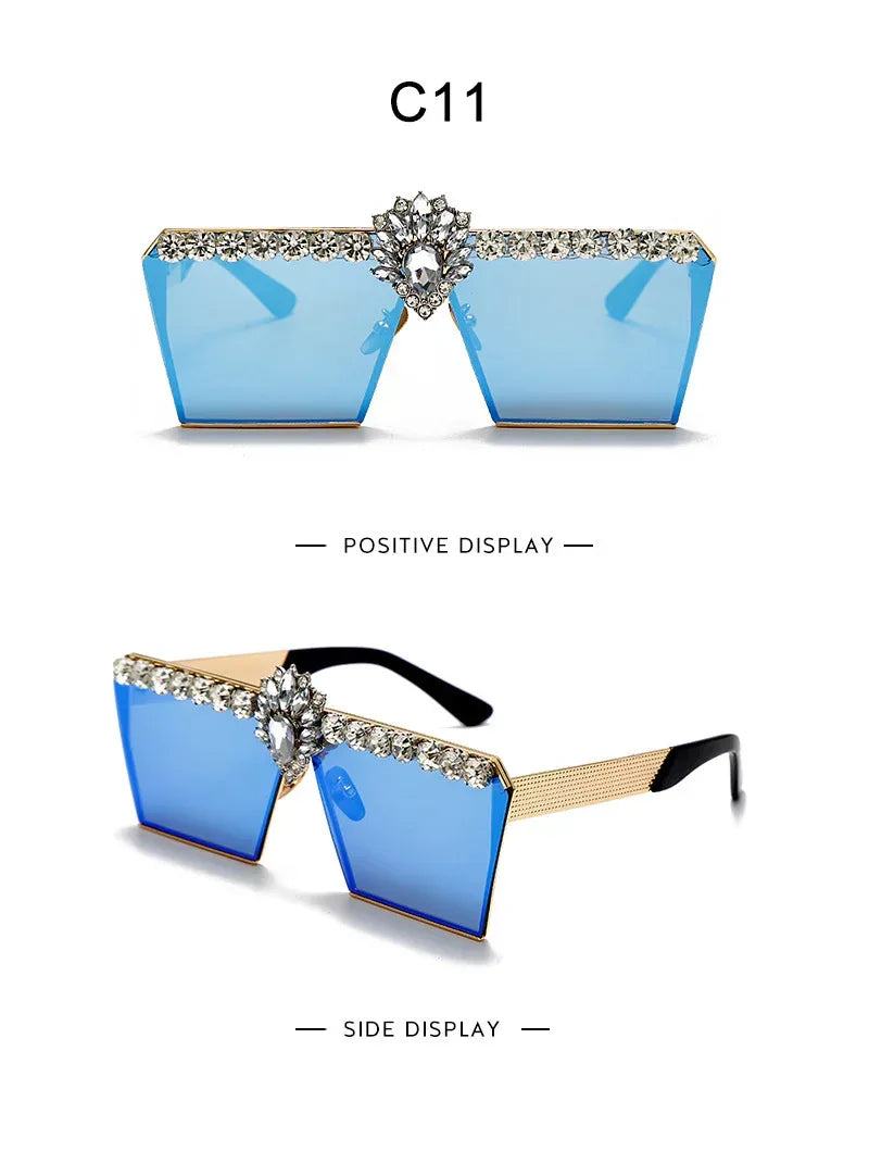 Ladies Fashion Square Sunglasses - Viexta
