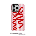 Large Hole Frosted Bow Feilin iPhone case - Viexta