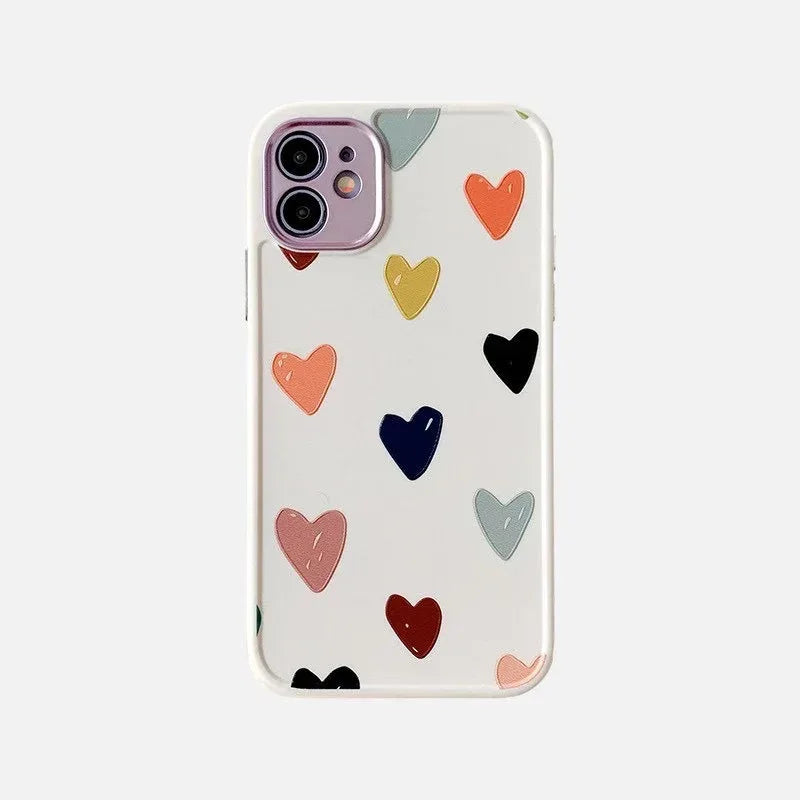 Colored Loving Heart iPhone Case - Viexta