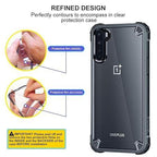 Transparent Hybrid Hard PC Back TPU Case for OnePlus Nord/One Plus Nord - Viexta