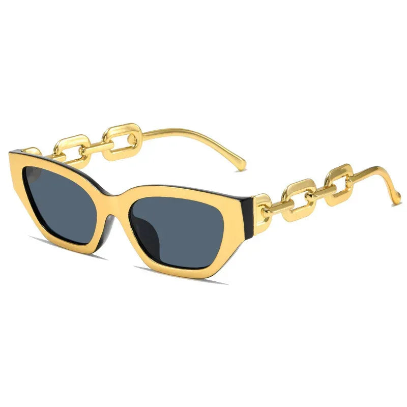 Retro Modern Thick Frame Sunglasses - Viexta