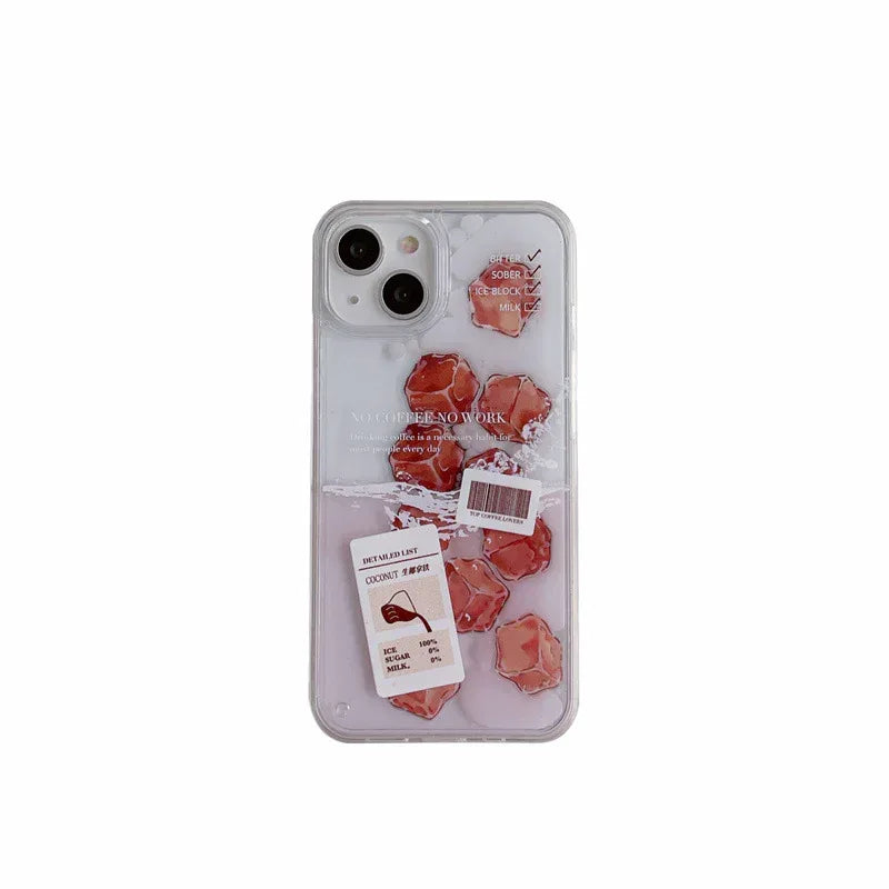 Ice Cube Coffee iPhone Case Hard Shell - Viexta