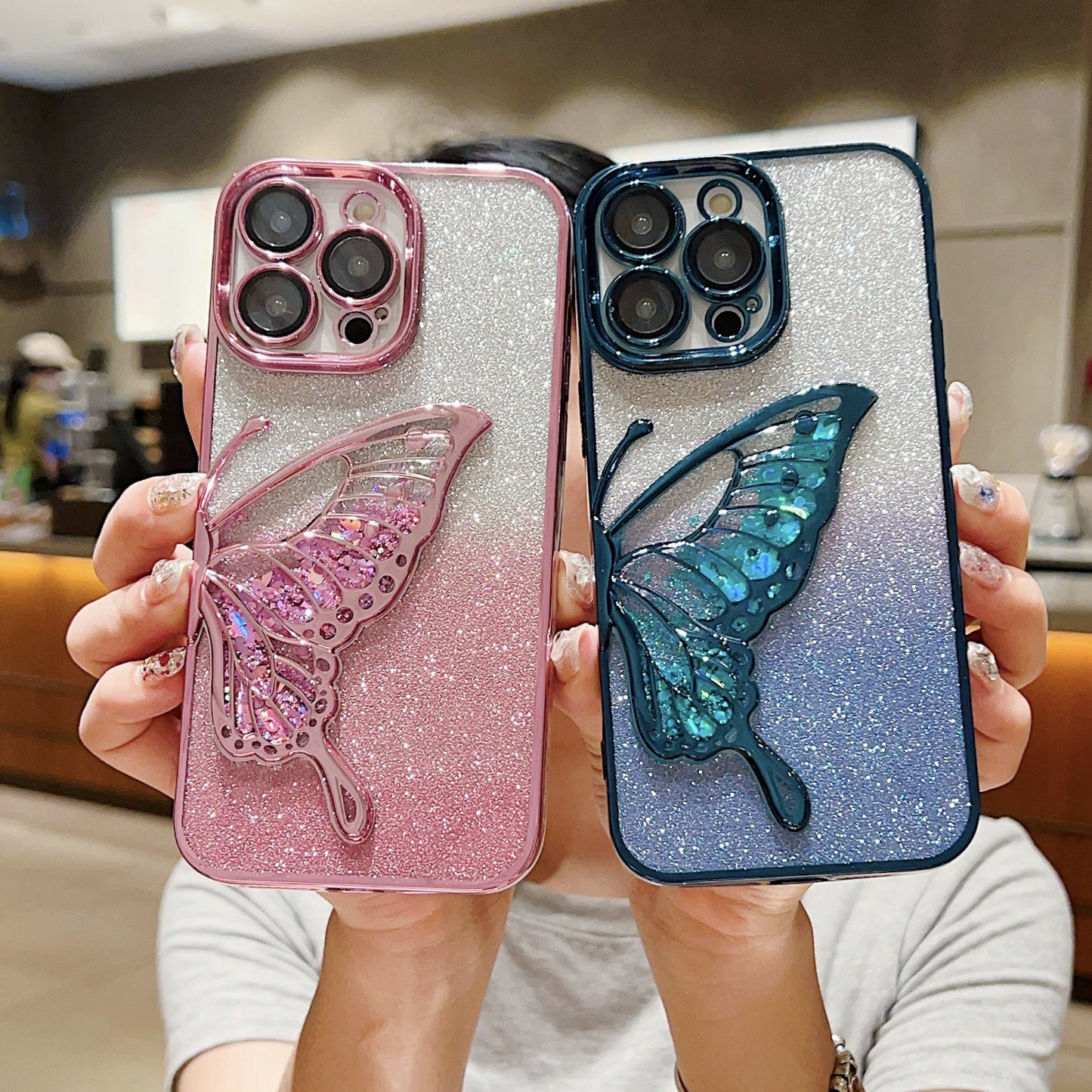 Glitter Meng Die Quicksand iPhone Case